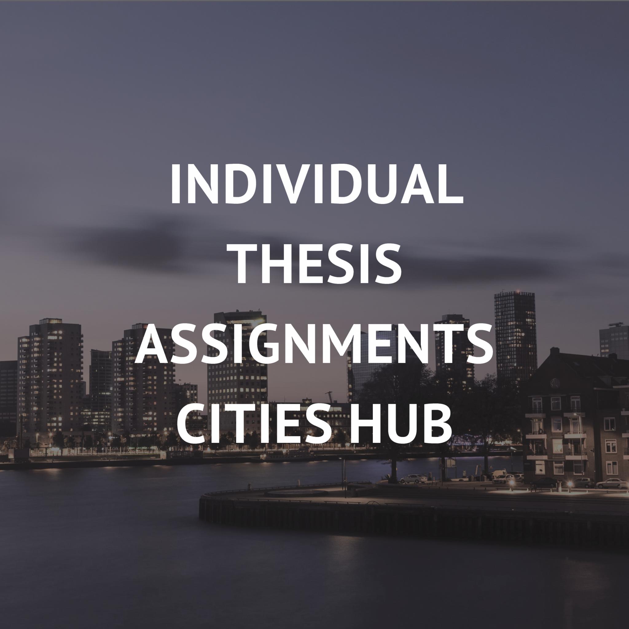 Thesis Assignments Cities Hub
