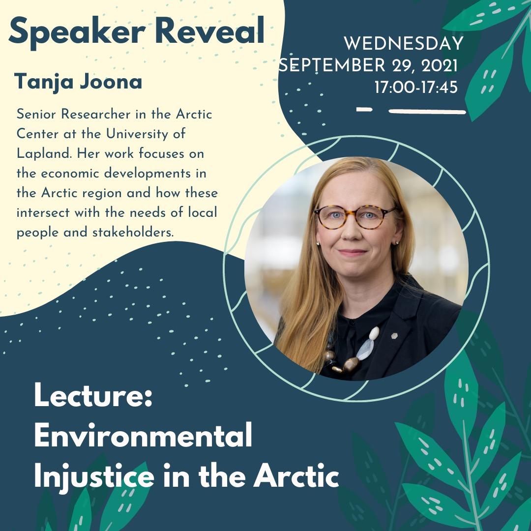 Arctic Lecture - Speaker