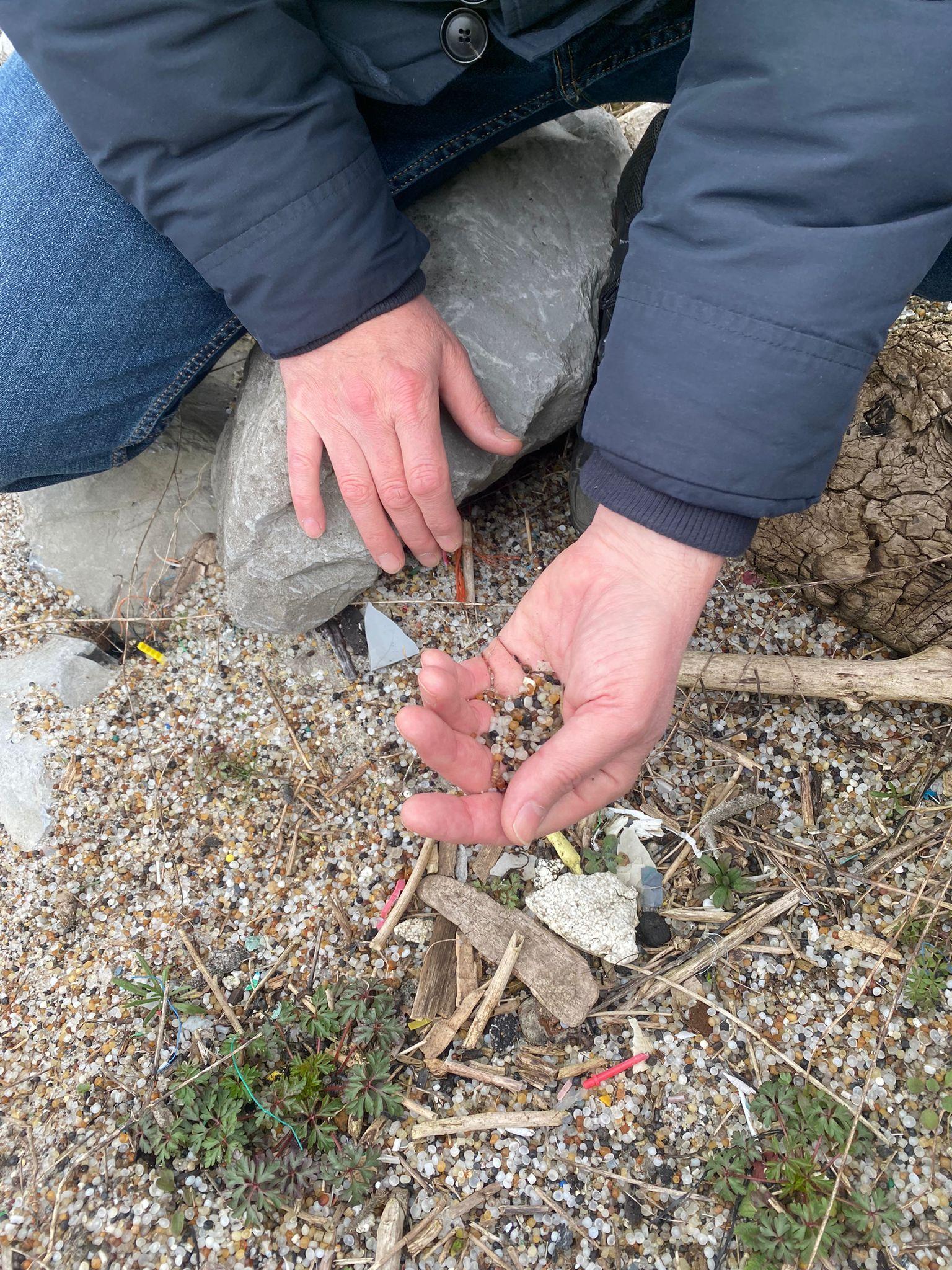 plastic pellets