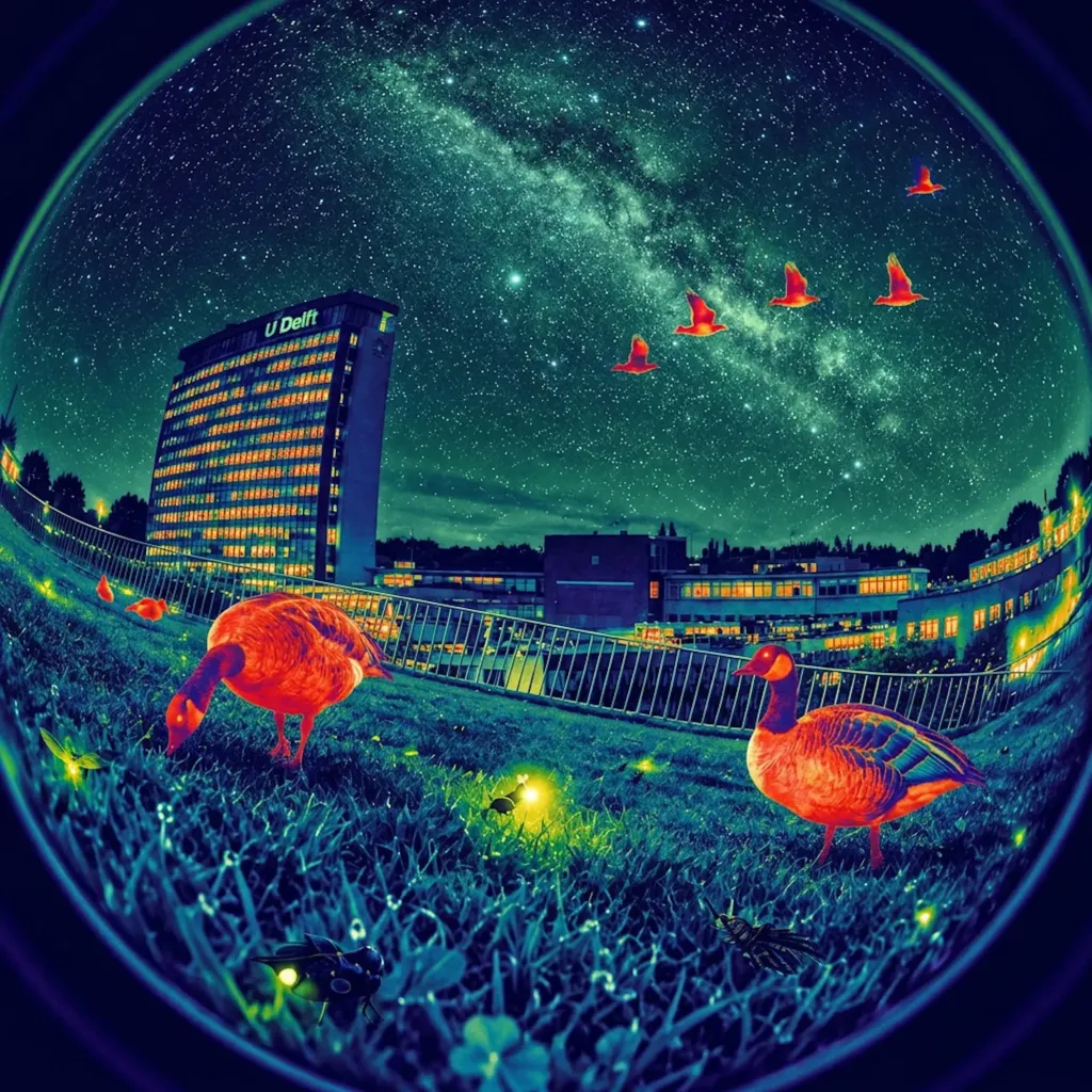 tu delft night walk