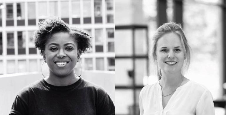 New employees at CfS. Deborah Sumter (left) and Ilse Markensteijn (right)